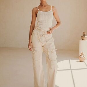 Jaicee Pants (Cream) - Sabo